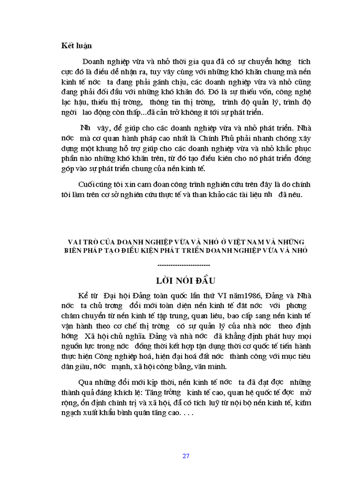 image for page Phát triển doanh nghiệp vừa và nhỏ trong nền kinh tế thị trướng ở Việt Nam