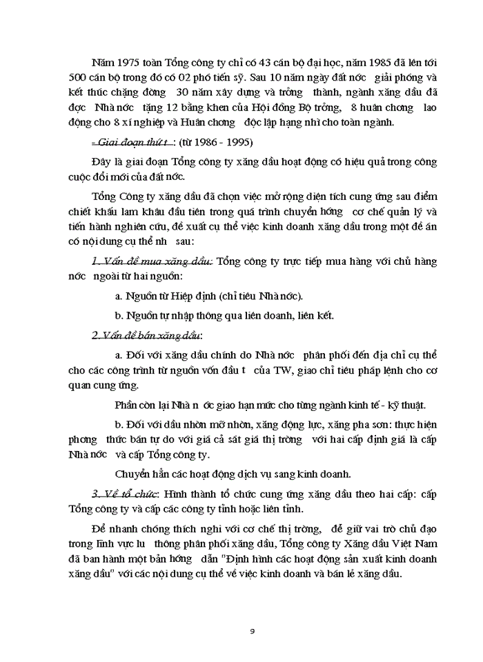 image for page Chuyên đề thực tập tốt nghiệp tại Tổng Công ty Xăng Dầu Việt Nam