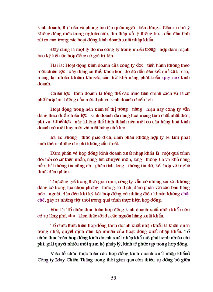 image for page Giải pháp thúc đẩy hoạt động Kinh doanh Xuất nhập khẩu của Công ty may Chiến Thắng