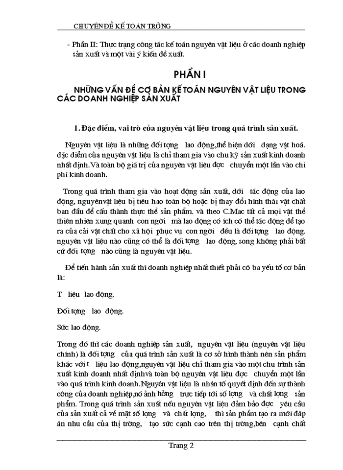 image for page Một số ý kiến nhằm hoàn thiện Kế toán Nguyên vật liệu ở các doanh nghiệp sản xuất