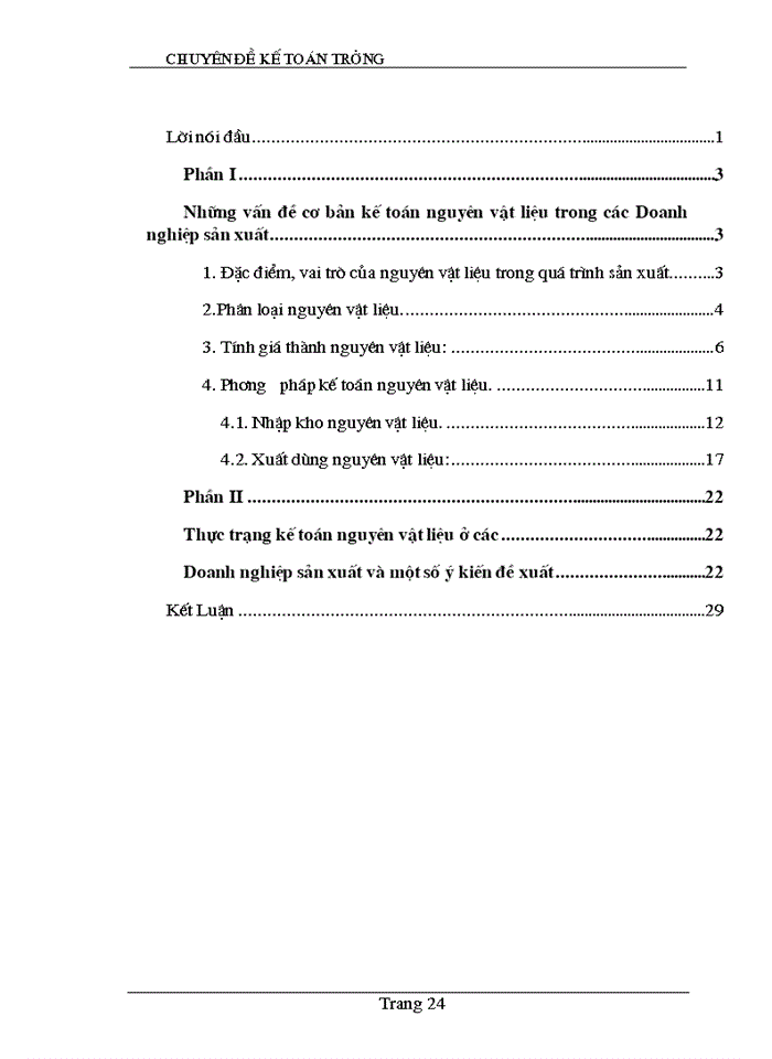 image for page Một số ý kiến nhằm hoàn thiện Kế toán Nguyên vật liệu ở các doanh nghiệp sản xuất