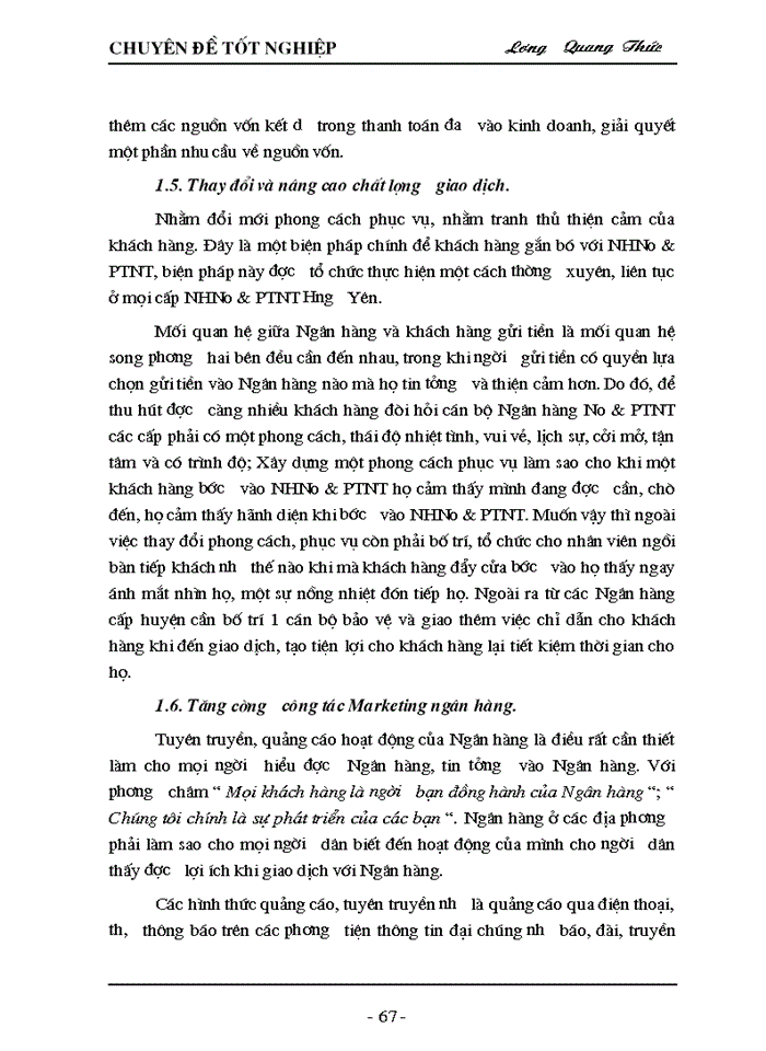 image for page Giải pháp nâng cao chất lượng tín dụng tại Ngân hàng Nông nghiệp và Phát triển Nông thôn tỉnh Hưng Yên