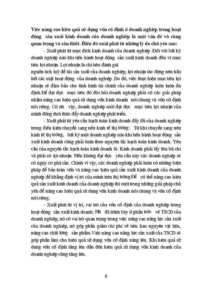 image for page Tình hình quản lý và sử dụng Vốn cố định ở Công ty Cao Su Sao Vàng