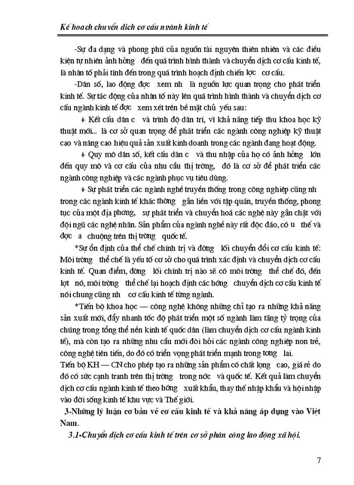image for page Đánh giá khái quát quá trình chuyển dịch cơ cấu ngành kinh tế ở nước ta thời kỳ kế hoạch 1996-2000