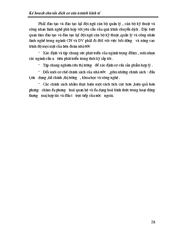 image for page Đánh giá khái quát quá trình chuyển dịch cơ cấu ngành kinh tế ở nước ta thời kỳ kế hoạch 1996-2000