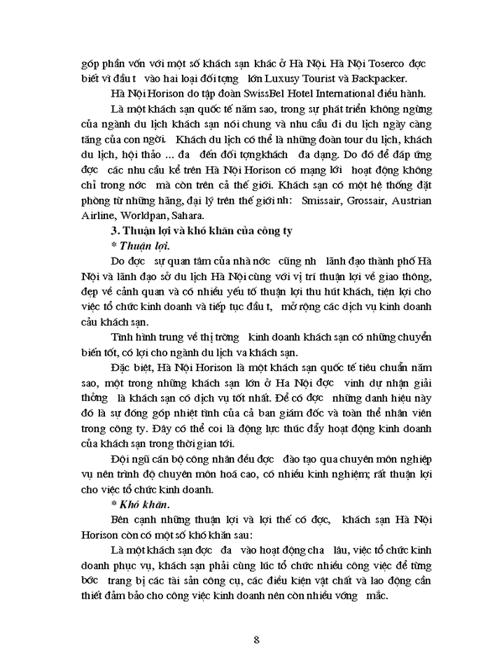 image for page Nội dung nghiệp vụ phục vụ buồng tại khách sạn Hà Nội Horison