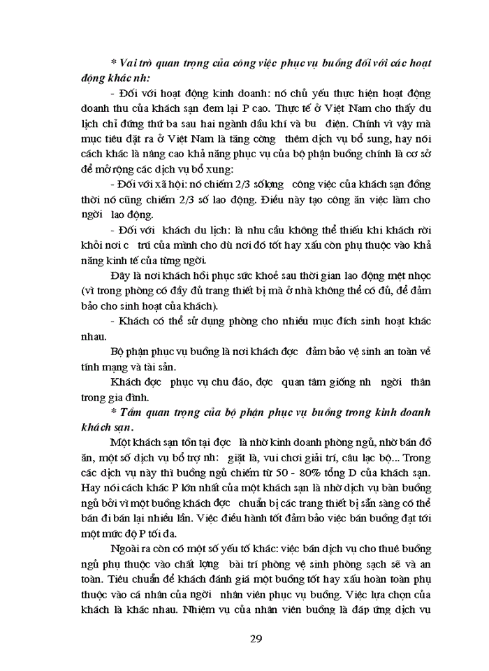 image for page Nội dung nghiệp vụ phục vụ buồng tại khách sạn Hà Nội Horison