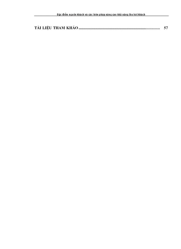 image for page Đặc điểm nguồn khách và các biện pháp nâng cao khả năng thu hút khách