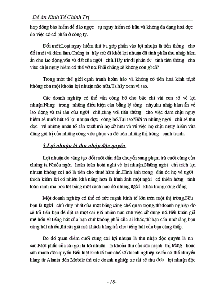 image for page Quan điểm lợi nhuận của các trường phái trước C Mark