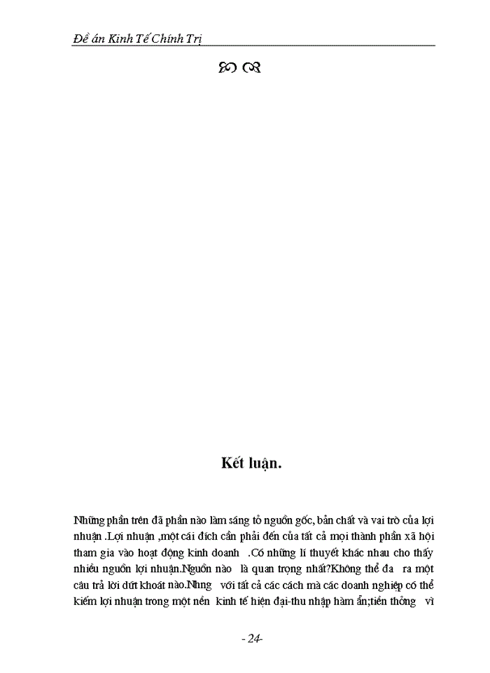 image for page Quan điểm lợi nhuận của các trường phái trước C Mark