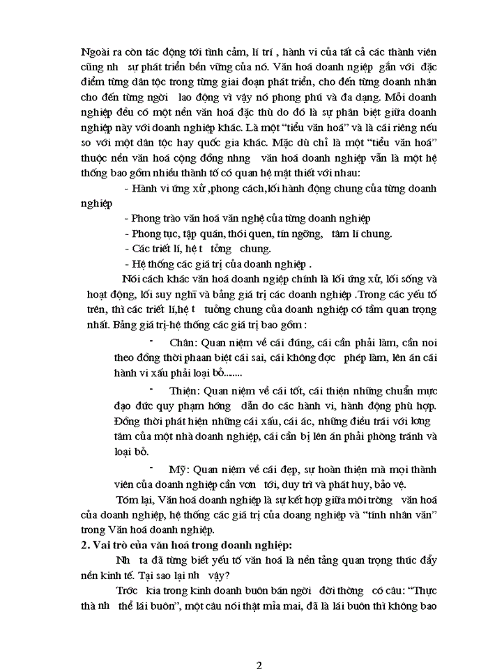image for page Văn Hóa doanh ngiệp với sự thành đạt và phát triển của một Doanh nghiệp