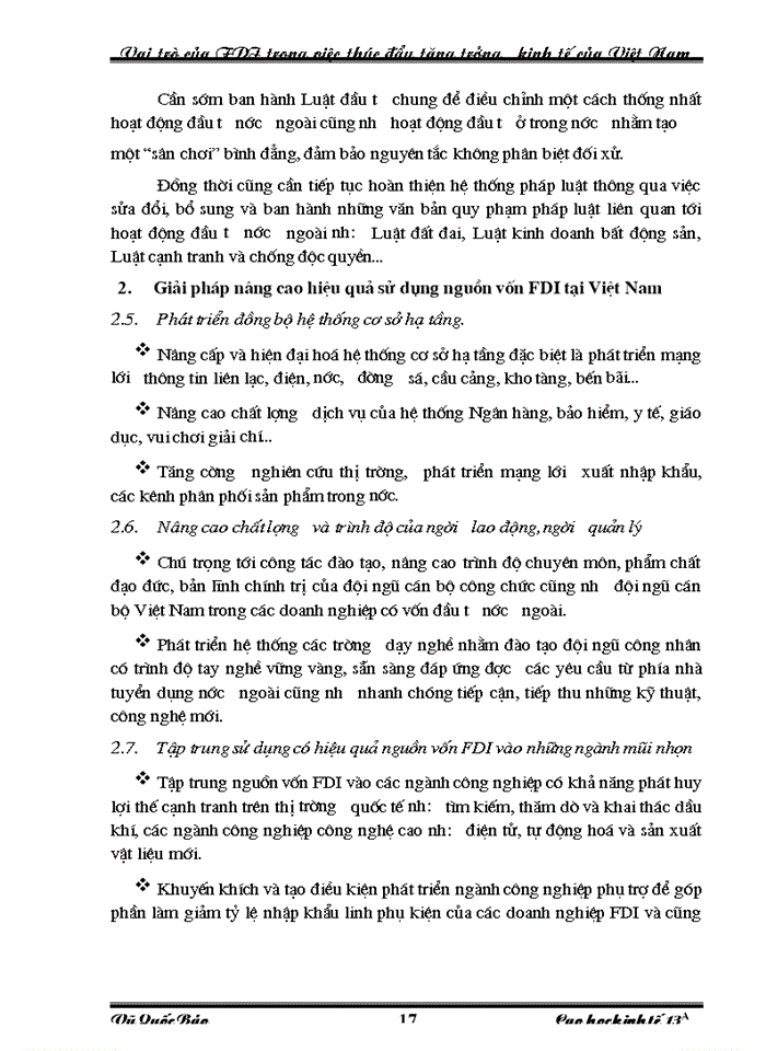 image for page Vai trò của FDI trong việc thúc đẩy tăng trưởng kinh tế của Việt Nam