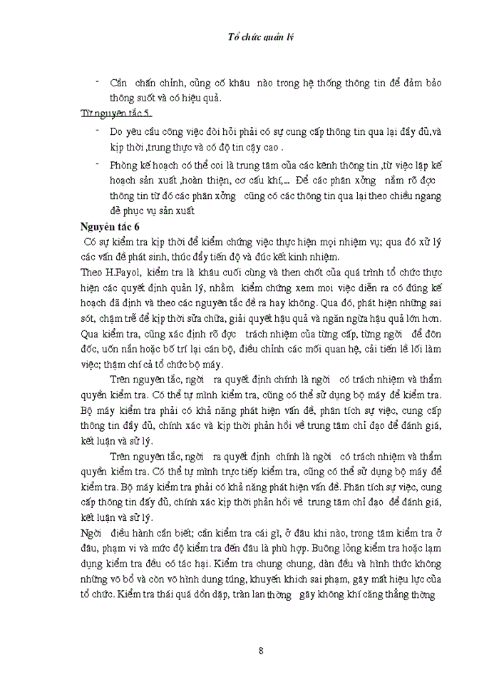 image for page Tám nguyên tắc cơ bản của quản lý và mối liên hệ biện chứng với thực tế các Doanh nghiệp