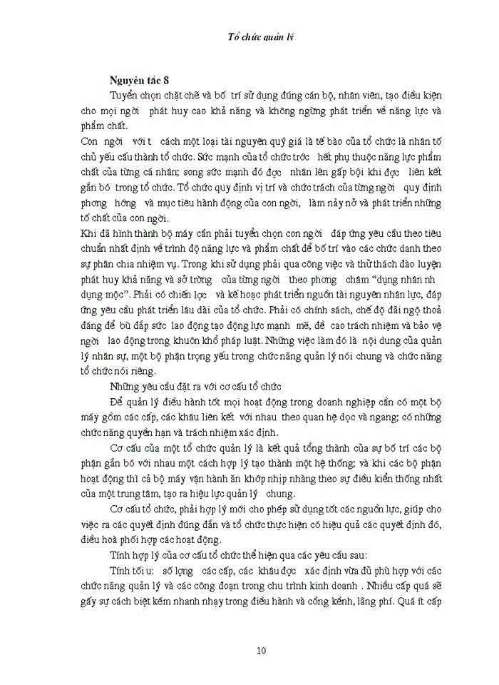 image for page Tám nguyên tắc cơ bản của quản lý và mối liên hệ biện chứng với thực tế các Doanh nghiệp