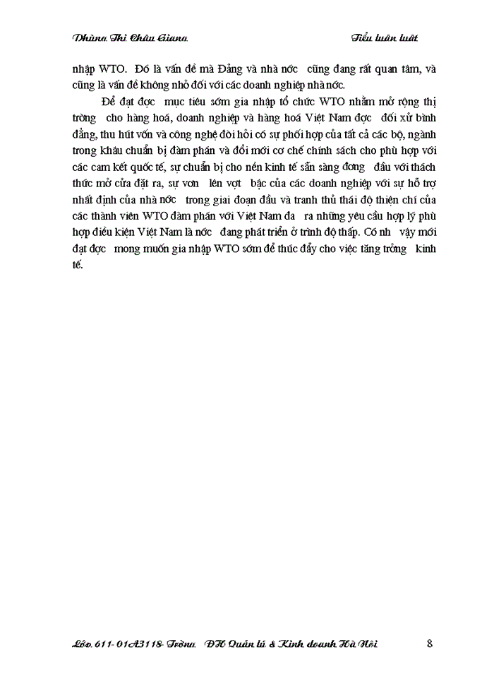 image for page Trình bày tình hình tổ chức và tài chính hiện nay của một Doanh nghiệp nhà nước