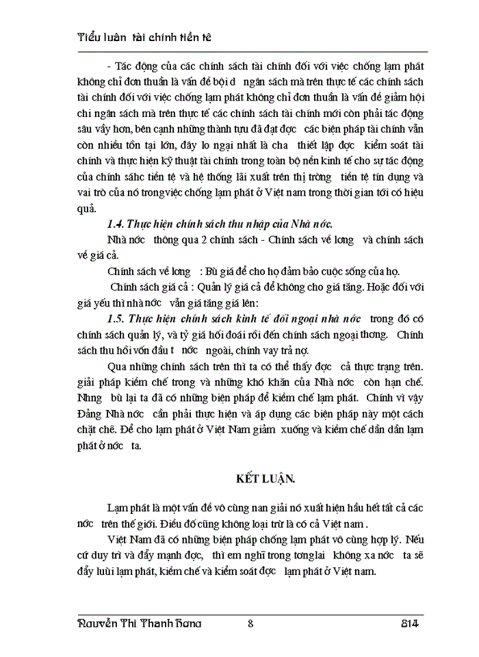 image for page Lạm phát ở Việt Nam và những Giải pháp cơ bản để kiềm chế lạm phát ở Việt Nam