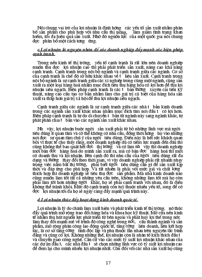 image for page Nguồn gốc bản chất và vai trò của lợi nhuận trong nền Kinh tế Thị trường