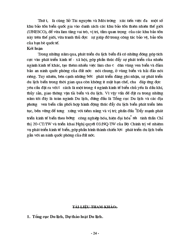 image for page Phát triển Loại hình Du lịch Biển ở Việt Nam