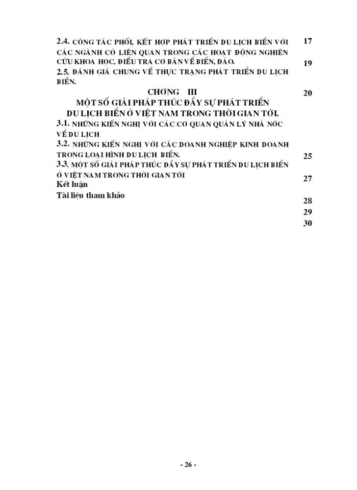 image for page Phát triển Loại hình Du lịch Biển ở Việt Nam