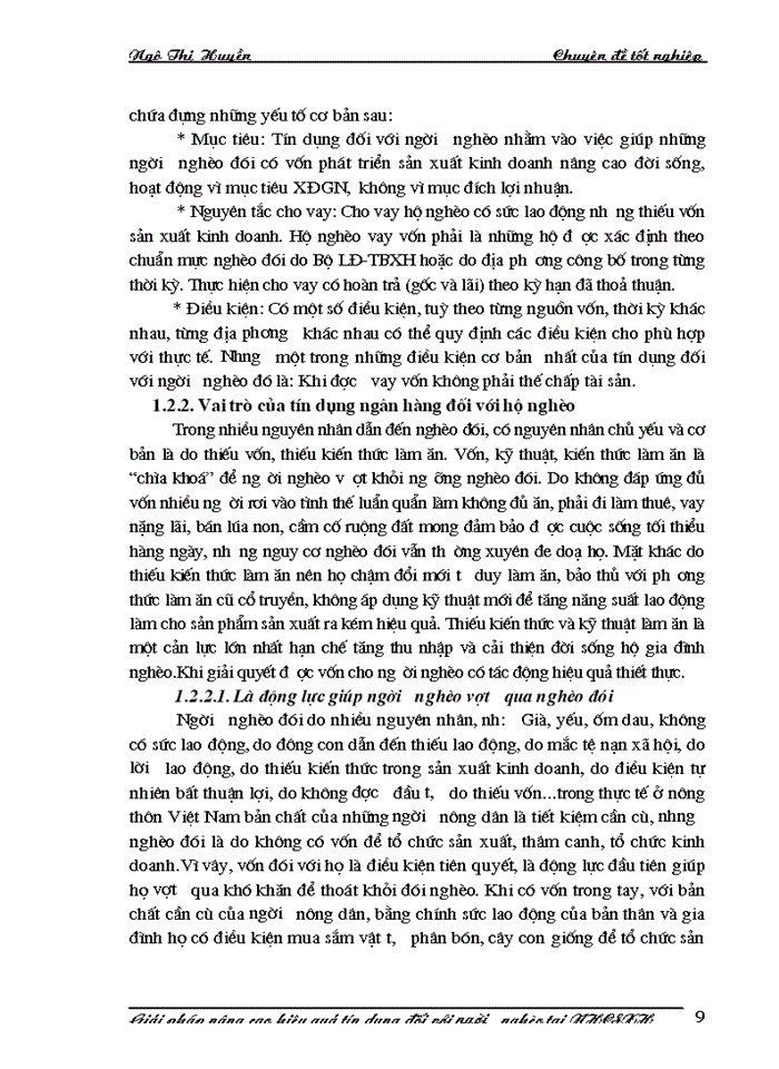 image for page Giải pháp nâng cao hiệu quả tín dụng đối với người nghèo tại Ngân hàng chính sách Xã hội