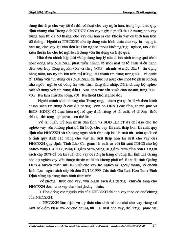 image for page Giải pháp nâng cao hiệu quả tín dụng đối với người nghèo tại Ngân hàng chính sách Xã hội