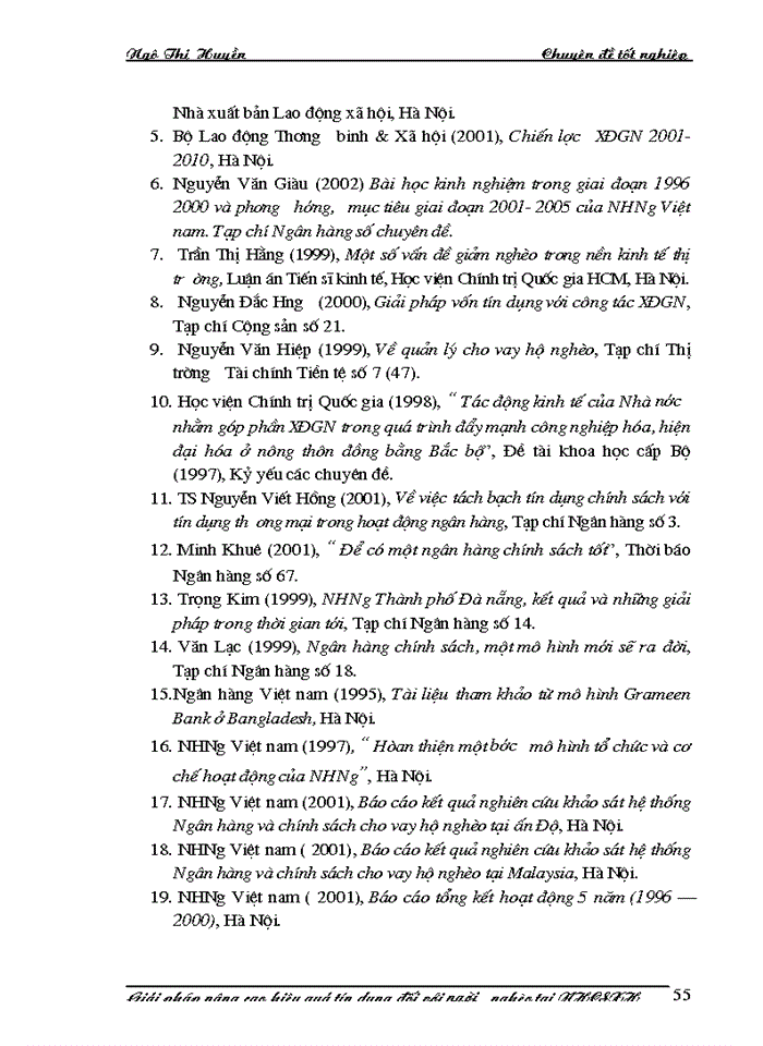 image for page Giải pháp nâng cao hiệu quả tín dụng đối với người nghèo tại Ngân hàng chính sách Xã hội