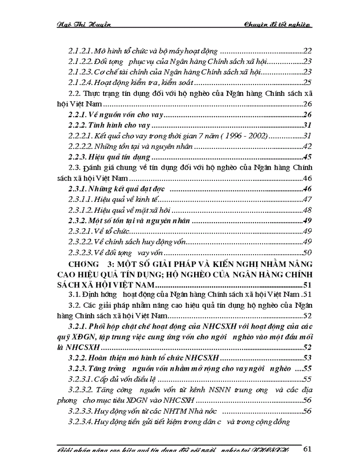 image for page Giải pháp nâng cao hiệu quả tín dụng đối với người nghèo tại Ngân hàng chính sách Xã hội