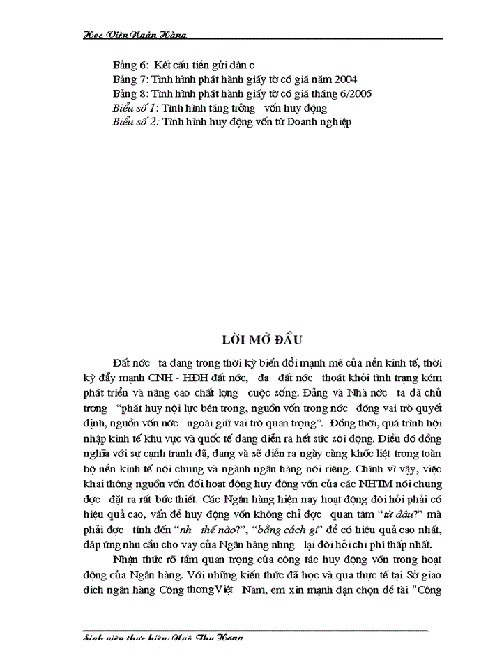 image for page Công tác huy động vốn tại Sở giao dịch I Ngân hàng Công thương Việt Nam Thực trạng và Giải pháp