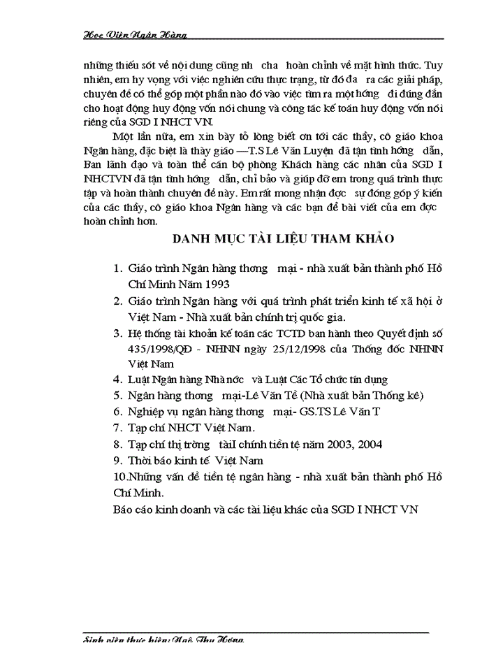 image for page Công tác huy động vốn tại Sở giao dịch I Ngân hàng Công thương Việt Nam Thực trạng và Giải pháp