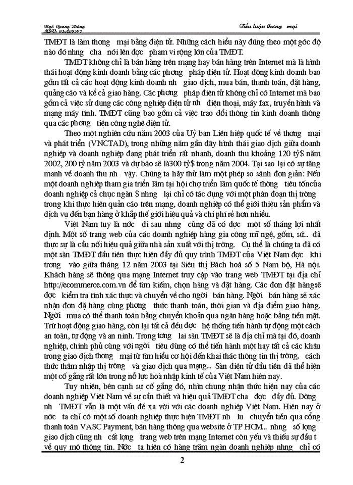image for page Dịch vụ Thương mại Điện tử và các Giải pháp để phát triển và nâng cao dịch vụ Thương mại Điện tử ở Việt Nam