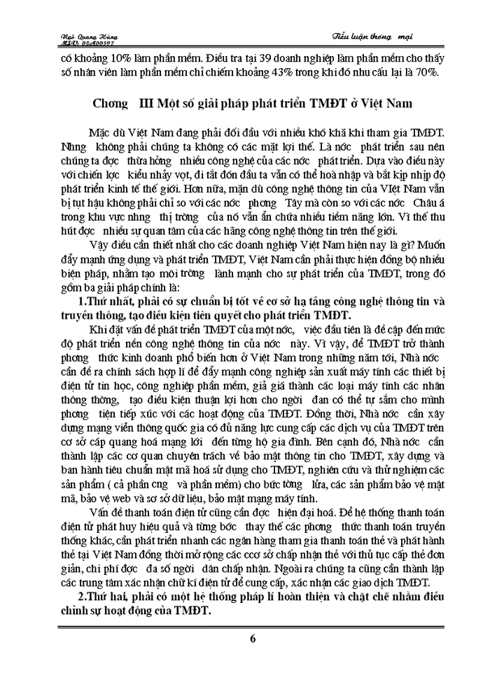 image for page Dịch vụ Thương mại Điện tử và các Giải pháp để phát triển và nâng cao dịch vụ Thương mại Điện tử ở Việt Nam