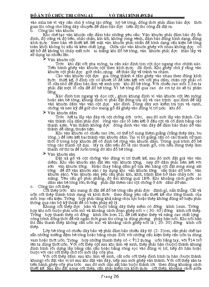 image for page Đồ án tổ chức thi công A1