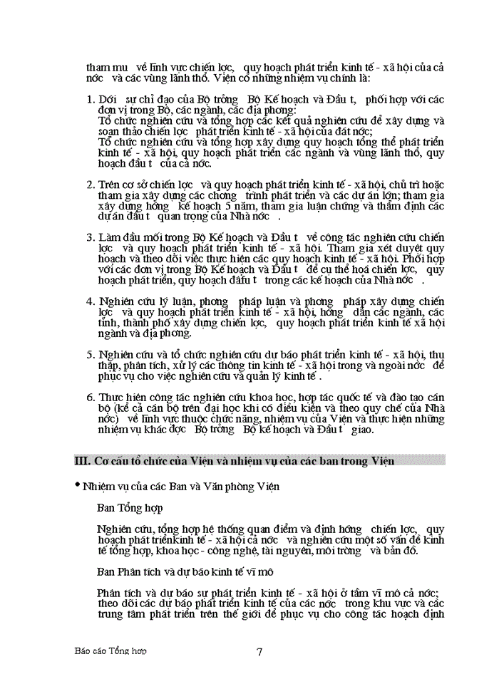 image for page Quá trình hình thành chức năng nhiệm vụ và cơ cấu tổ chức của Viện Chiến lược phát triển