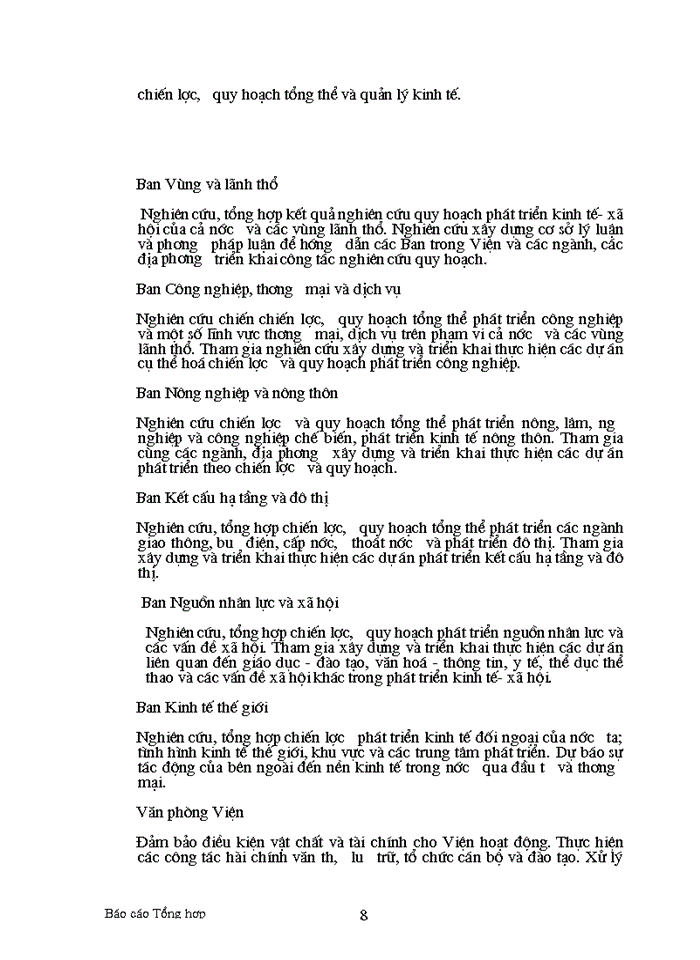 image for page Quá trình hình thành chức năng nhiệm vụ và cơ cấu tổ chức của Viện Chiến lược phát triển