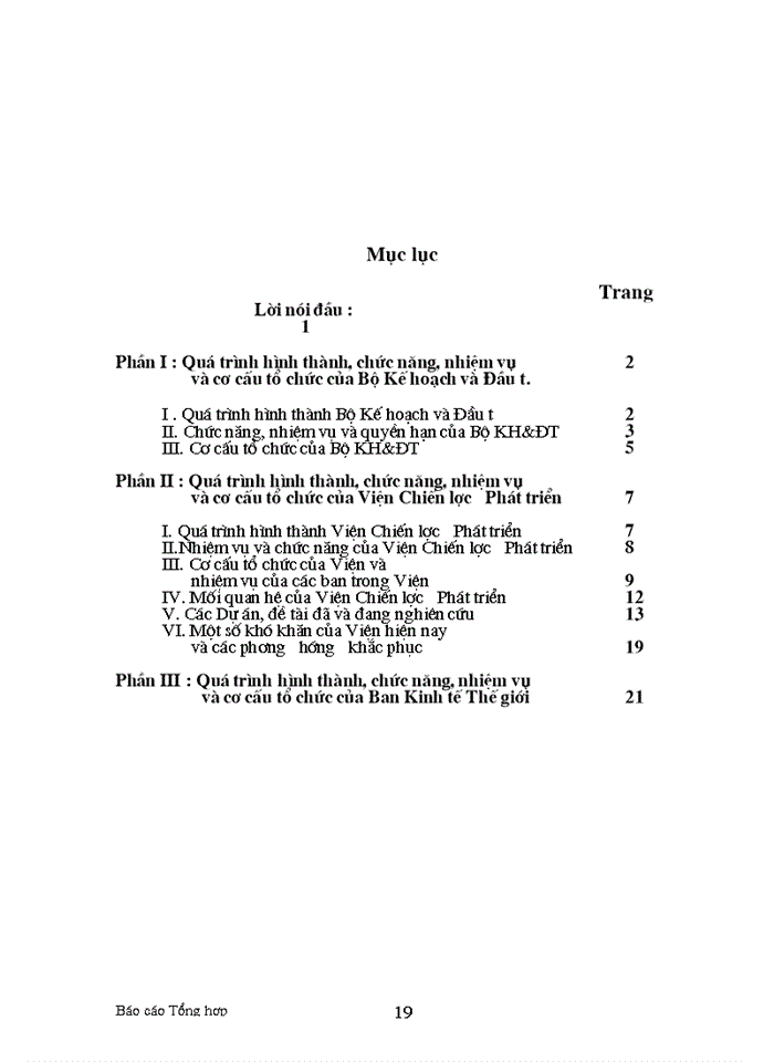 image for page Quá trình hình thành chức năng nhiệm vụ và cơ cấu tổ chức của Viện Chiến lược phát triển