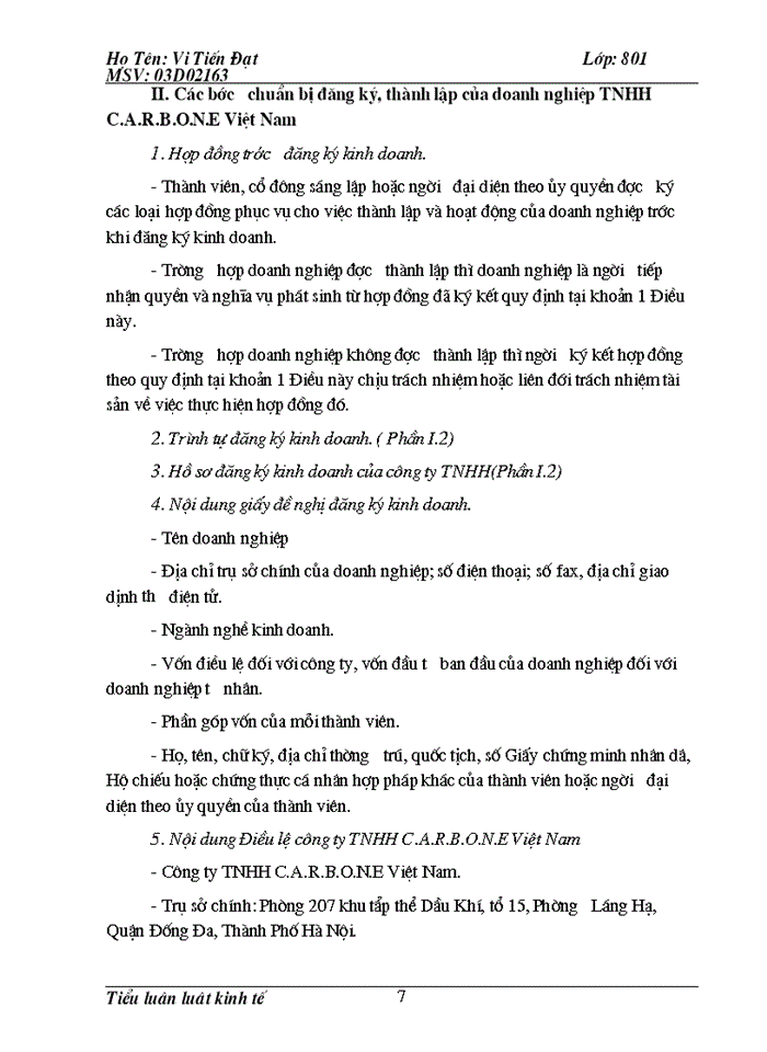 image for page Quá trình thành lập và phát triển của Công ty Trách nhiệm Hữu hạn C A R B O N E Việt Nam trong thời kỳ hội nhập