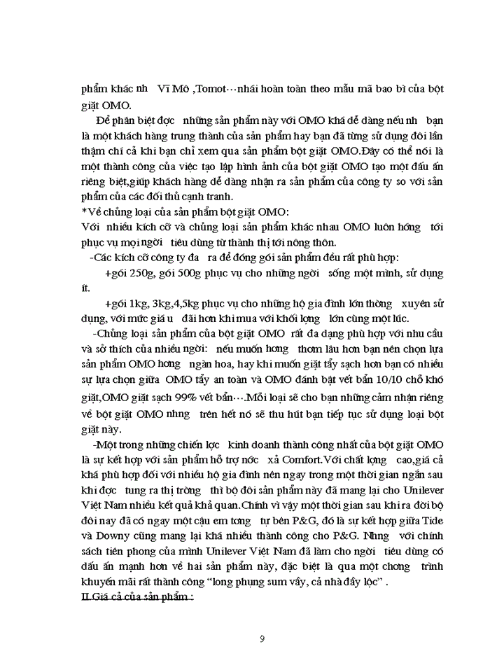 image for page Thực trạng về Unilever Việt Nam trong việc sử dụng Marketing-Mix làm công cụ cạnh tranh