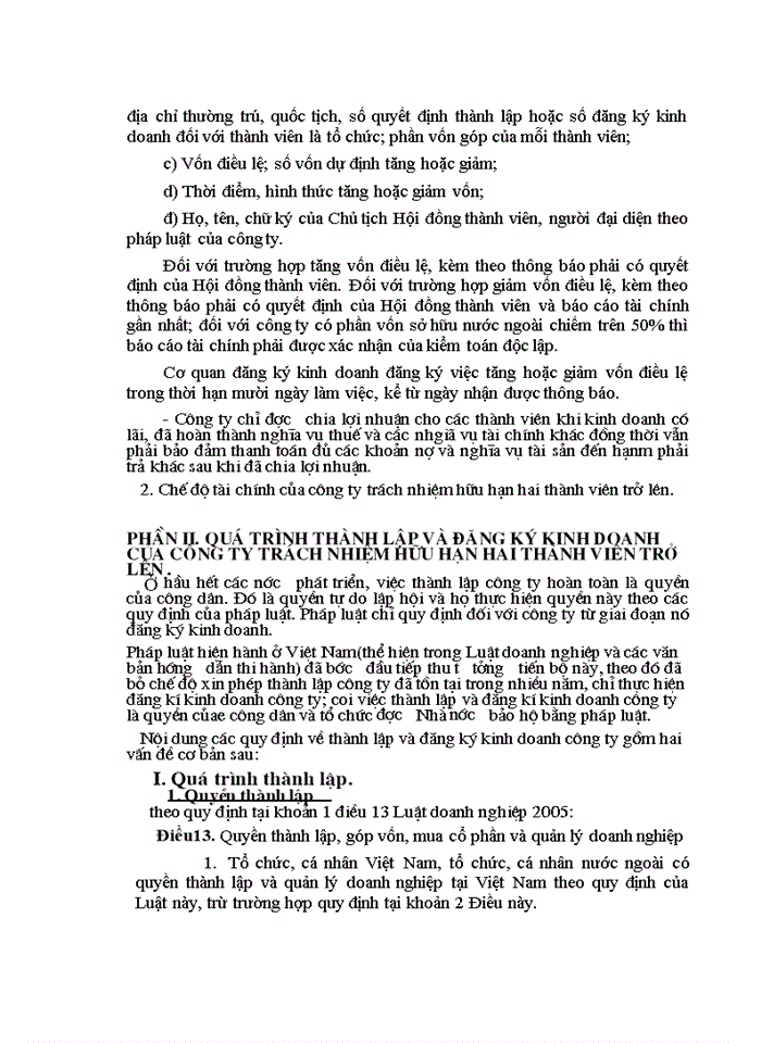 image for page Pháp luật về thành lập và tổ chức hoạt động của Công ty Trách nhiệm Hữu hạn hai thành viên trở lên Tùng Phương
