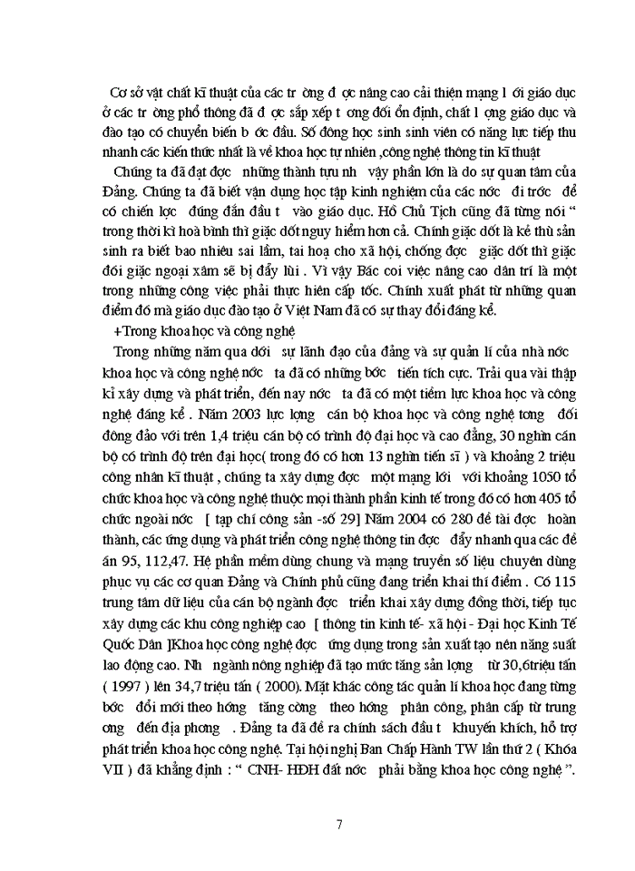 image for page Phát triển khoa học và công nghệ cùng với giáo dục đào tạo