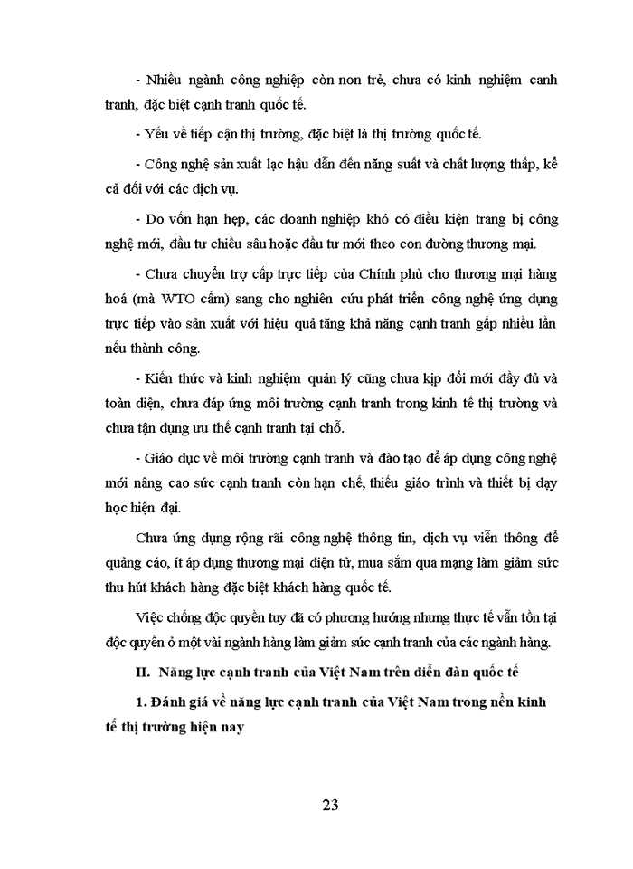 image for page Cơ sở về lý luận cạnh tranh