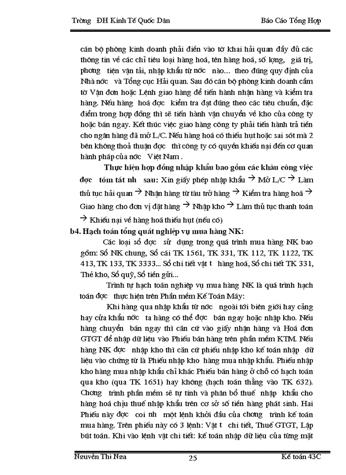 image for page Hoàn thiện công tác Kế toán lưu chuyển Hàng hóa Nhập khẩu tại Công ty Trách nhiệm Hữu hạn Văn Minh