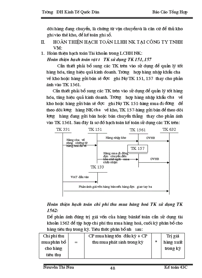 image for page Hoàn thiện công tác Kế toán lưu chuyển Hàng hóa Nhập khẩu tại Công ty Trách nhiệm Hữu hạn Văn Minh