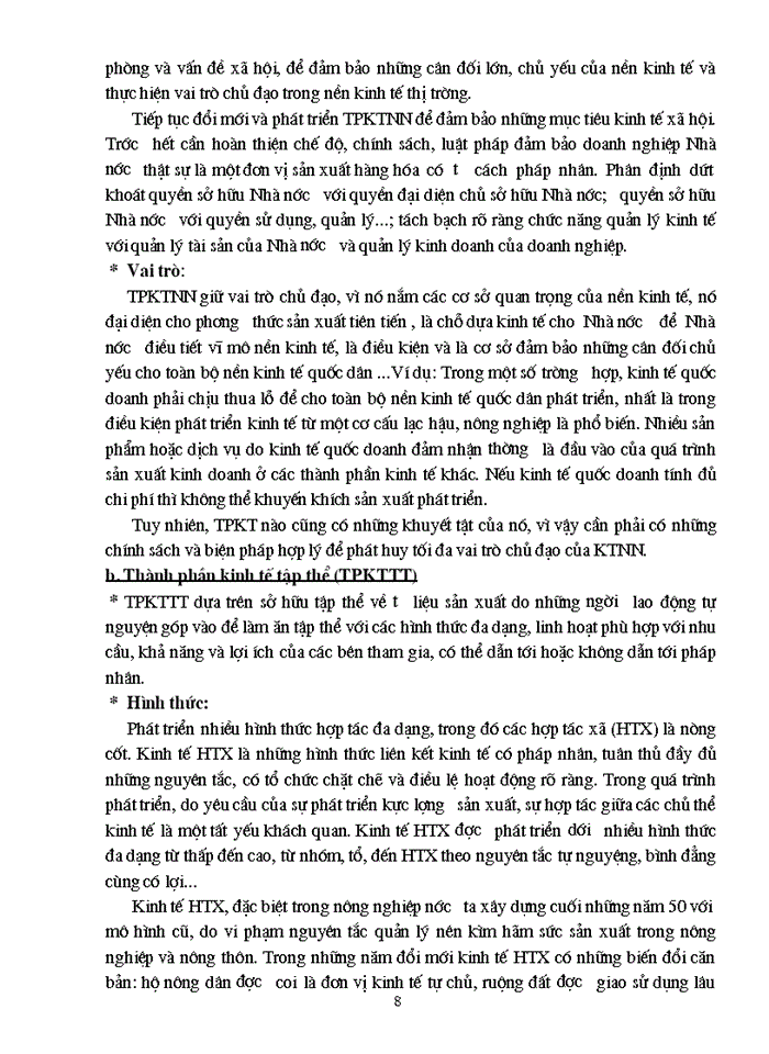 image for page Cơ cấu kinh tế nhiều thành phần trong thời kỳ quá độ lên Chủ nghĩa Xã hội ở Việt Nam