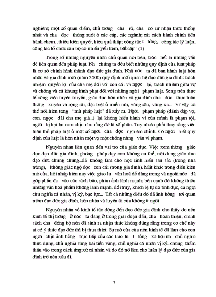 image for page Phương pháp luận triết học với việc Giải quyết vấn đề giáo dục đạo đức và nếp sống Văn Hóa gia đình truyền thống trong nền Kinh tế Thị trường ở nước ta hiện nay