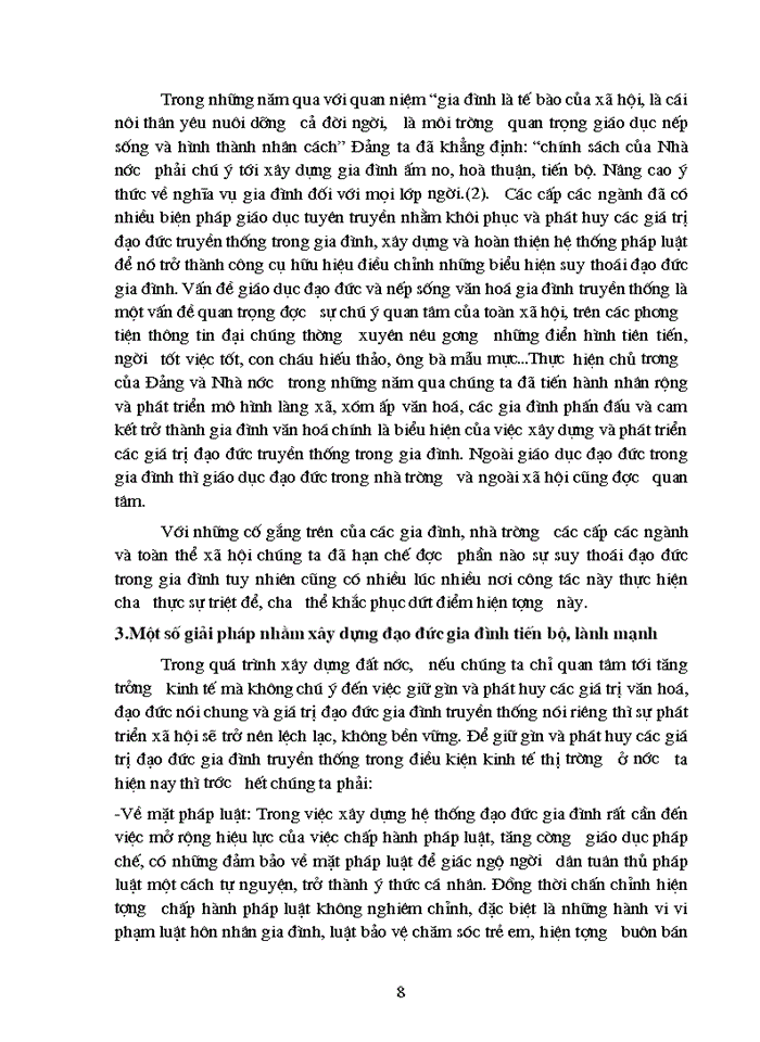 image for page Phương pháp luận triết học với việc Giải quyết vấn đề giáo dục đạo đức và nếp sống Văn Hóa gia đình truyền thống trong nền Kinh tế Thị trường ở nước ta hiện nay