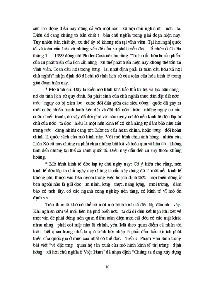 image for page Nguyên lý về mối liên hệ phổ biến và vận dụng phân tích mối liên hệ giữa Xây dựng một nền kinh tế độc lập tự chủ với vấn đề hội nhập kinh tế quốc tế