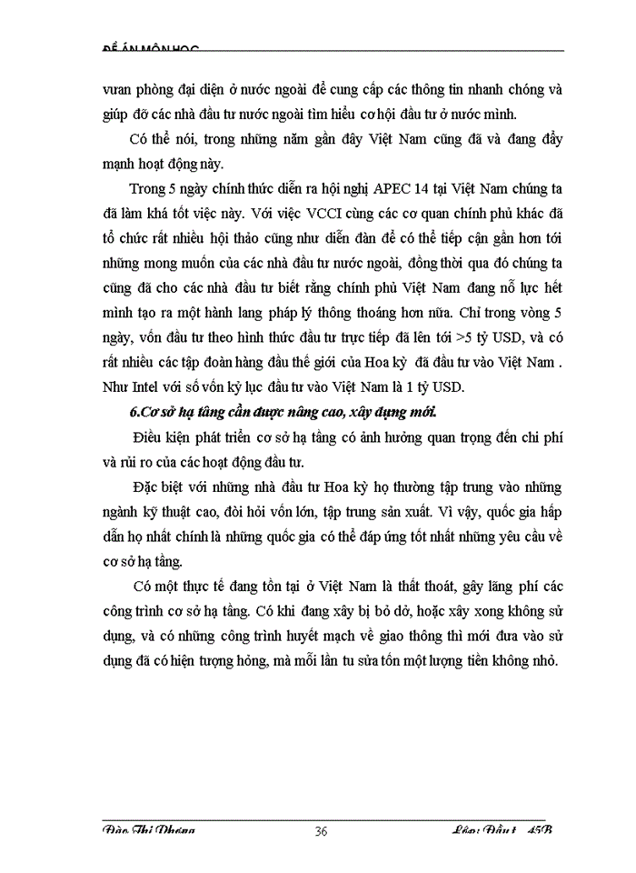 image for page Tác động của hiệp định Thương mại Việt Mỹ BTA tới đầu tư trực tiếp nước ngoài của Hoa Kỳ vào Việt Nam