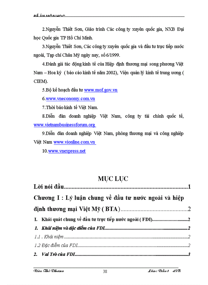 image for page Tác động của hiệp định Thương mại Việt Mỹ BTA tới đầu tư trực tiếp nước ngoài của Hoa Kỳ vào Việt Nam