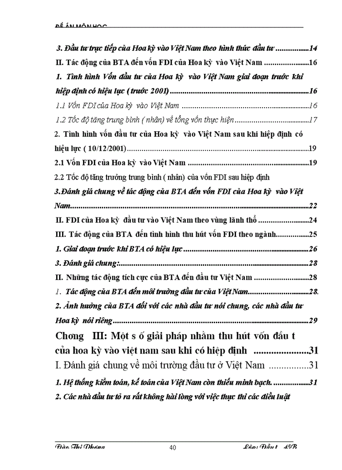 image for page Tác động của hiệp định Thương mại Việt Mỹ BTA tới đầu tư trực tiếp nước ngoài của Hoa Kỳ vào Việt Nam