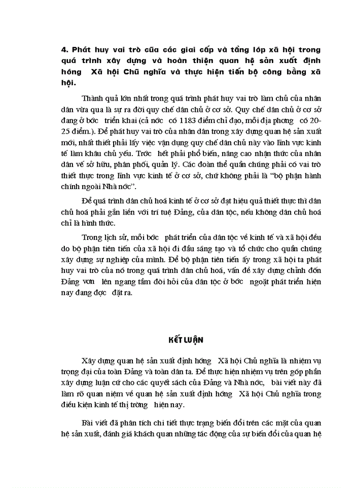 image for page Sự phát triển của Quan hệ Sản xuất và tác động của chúng tới sự phát triển của Lực lượng Sản xuất sau những năm đổi mới